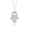Graffiti Hamsa Necklace